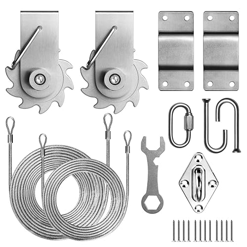 ColourTree Hardware Kit Winch Set for Triangle Sun Shade Sails