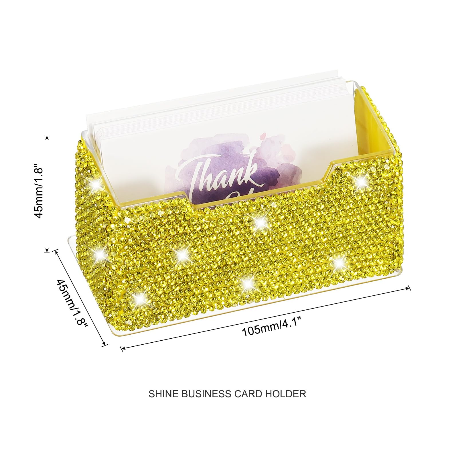 PATIKIL Rhinestone Business Card Holder - Image 2