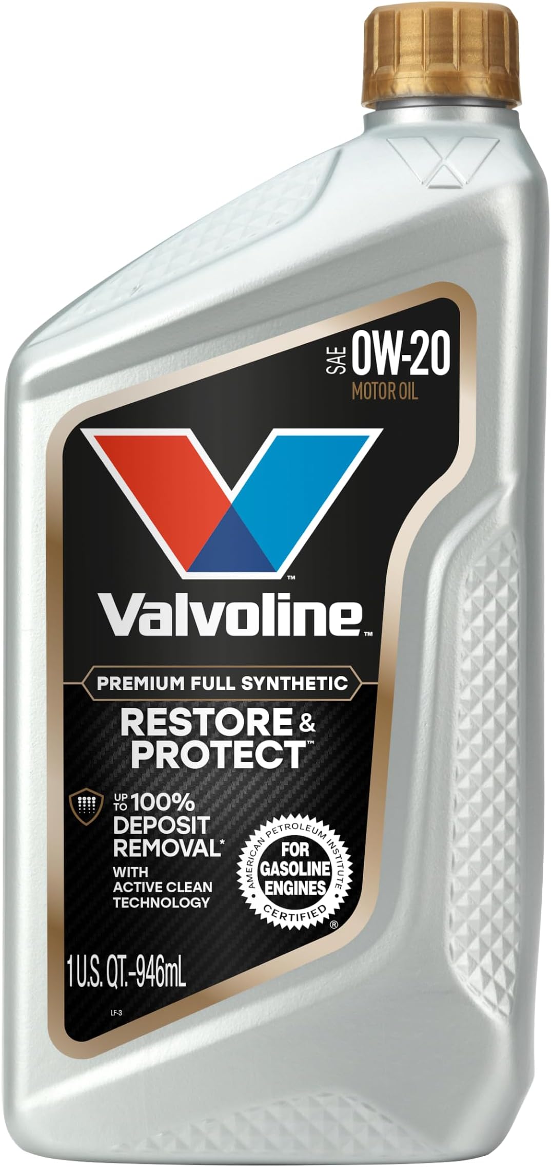 Valvoline Restore & Protect Full Synthetic 0W-20 Motor Oil 1 Quart