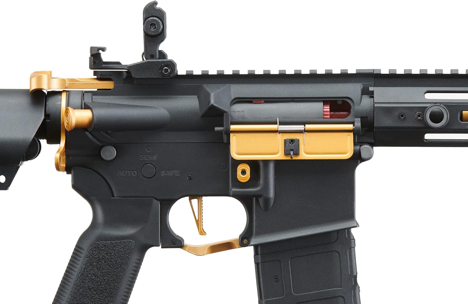 Lancer Tactical Gen 2 Hellion MLOK 7" Piactinny Polymer Airsoft M4 AEG Full/Semi-Auto Airsoft Gun (Battery and Charger Included)