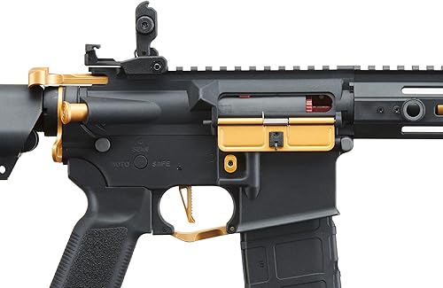 Vista 35 de Lancer Tactical Gen 2 Hellion MLOK 7" Piactinny Polymer Airsoft M4 AEG Full/Semi-Auto Airsoft Gun (Batería y cargador incluidos)
