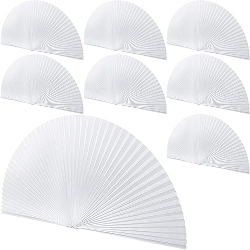 Fainne 8 persianas plisadas de tela plisada para ventana de 36 x 72 pulgadas, para filtrar la luz, para ventanas de arco de media luna, fáciles de