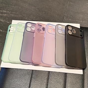 iPhone 13用 超薄型ソフトマット透明シリコンケース キャンディカラーTPUスリム冷却カバー（iPhone 13用/グレー）