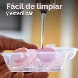 Philips AVENT Ultra Air SCF085/07 - Chupete de 0 a 6 meses, elefante, león, paquete de 4 unidades