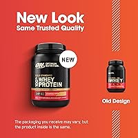 Vista 143 de Optimum Nutrition Gold Standard - Proteína en polvo de 100% suero de leche, sabor rollo de canela, 2 libras (paquete de 1) (el embalaje puede variar)