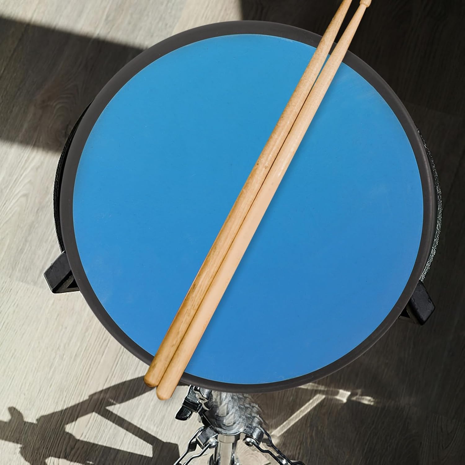 Silent Drum Practice Pad Noise Reduction Mat for Electric Drums Non-slip in Apartments and Shared Spaces Stable Construction
