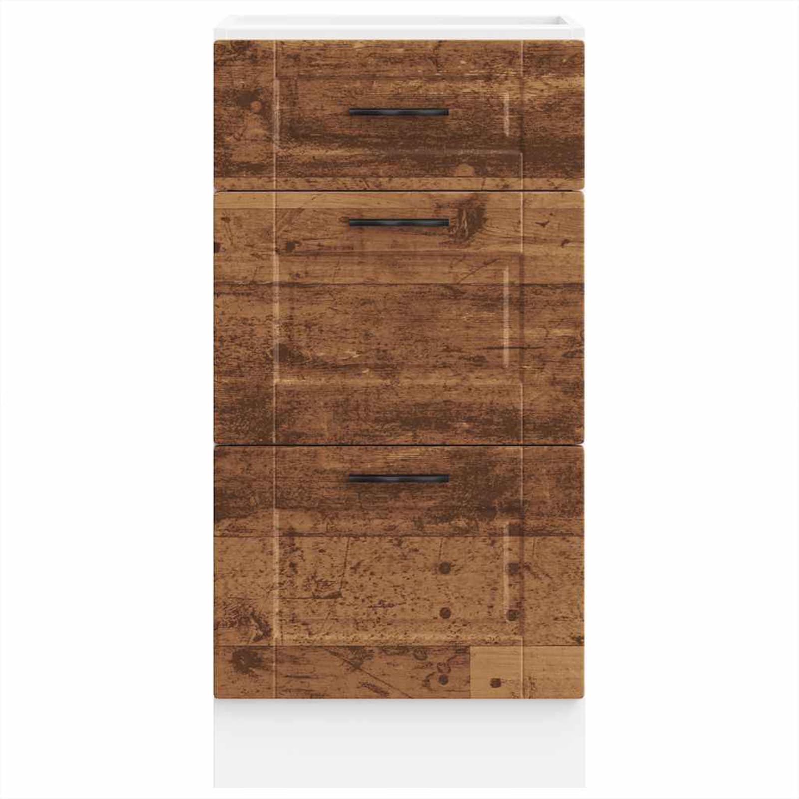 Homgoday Unterschrank Porto Altholz Holzwerkstoff 40x46x81,5 cm Küchenmöbel mit verstellbaren Füßen Model854228