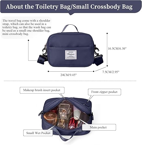 Miniatura 4 de Bolsas de fin de semana para mujer, bolsa de viaje para artículos personales con compartimento para zapatos, bolsa de viaje con bolsillo para ropa