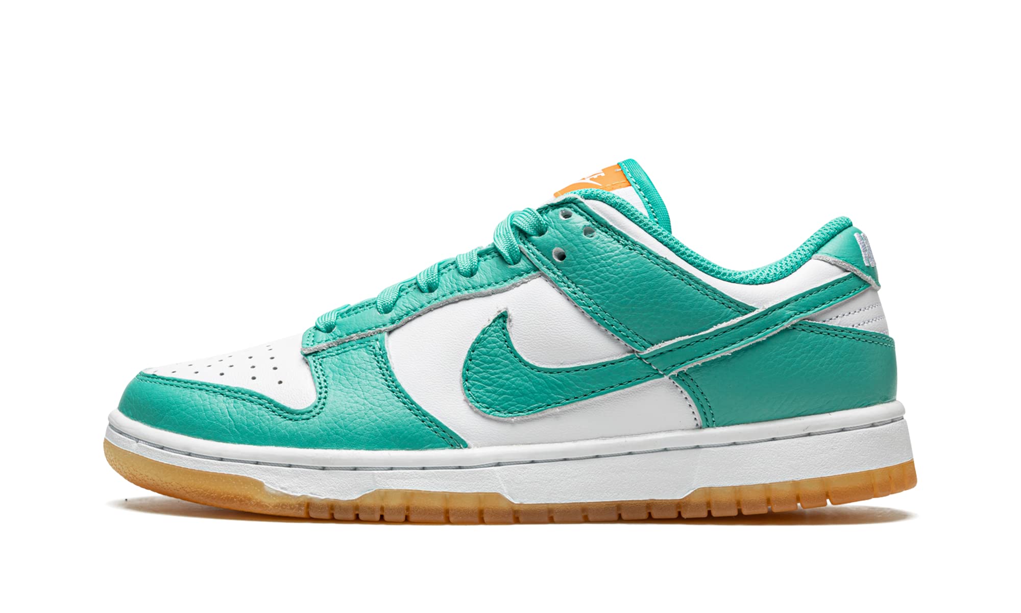 Nike Womens W Dunk Low DV2190 100 - Size 5W, White/Turquoise-orange
