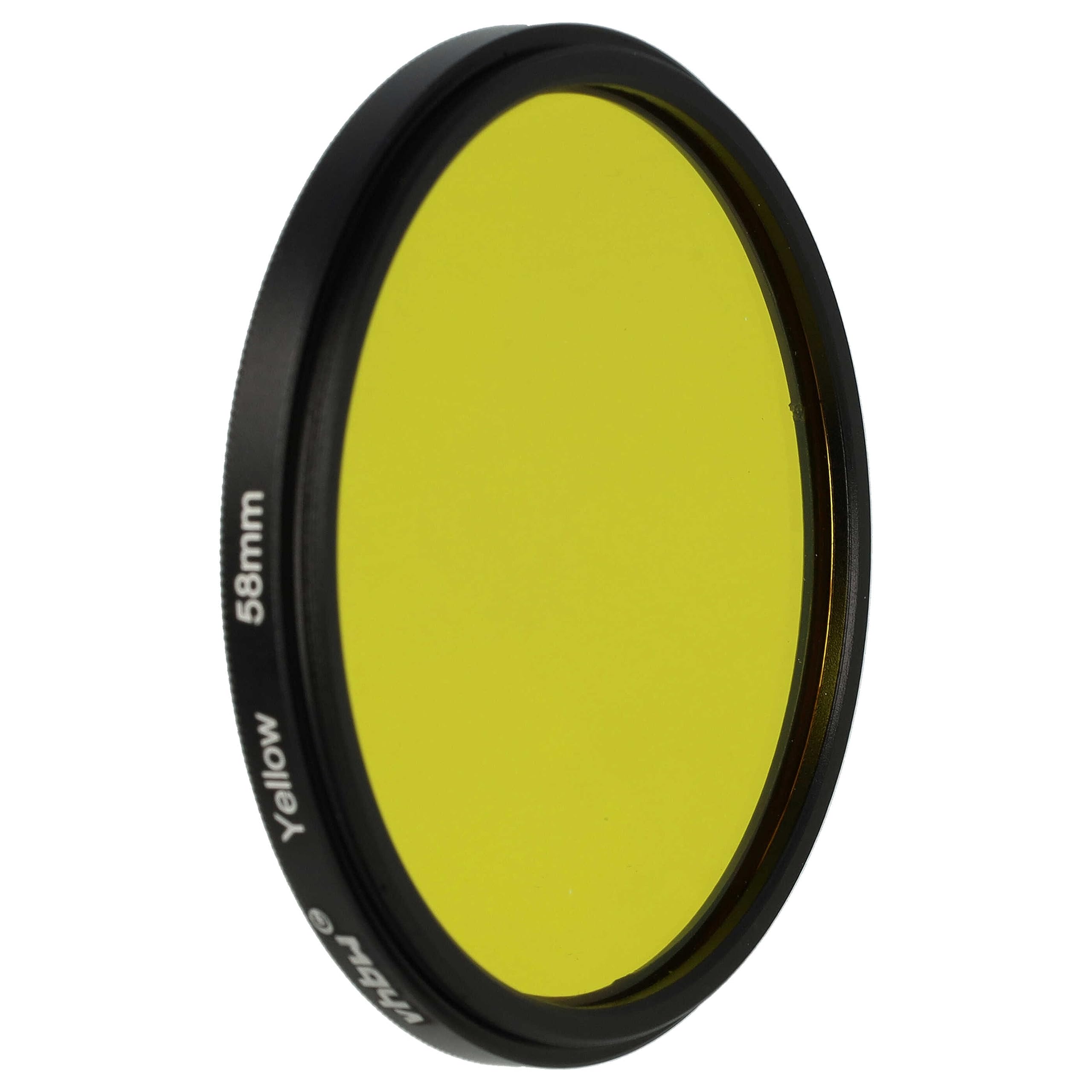 vhbw Universal Farbfilter gelb für Kamera Objektive mit 58mm Filtergewinde - Gelbfilter