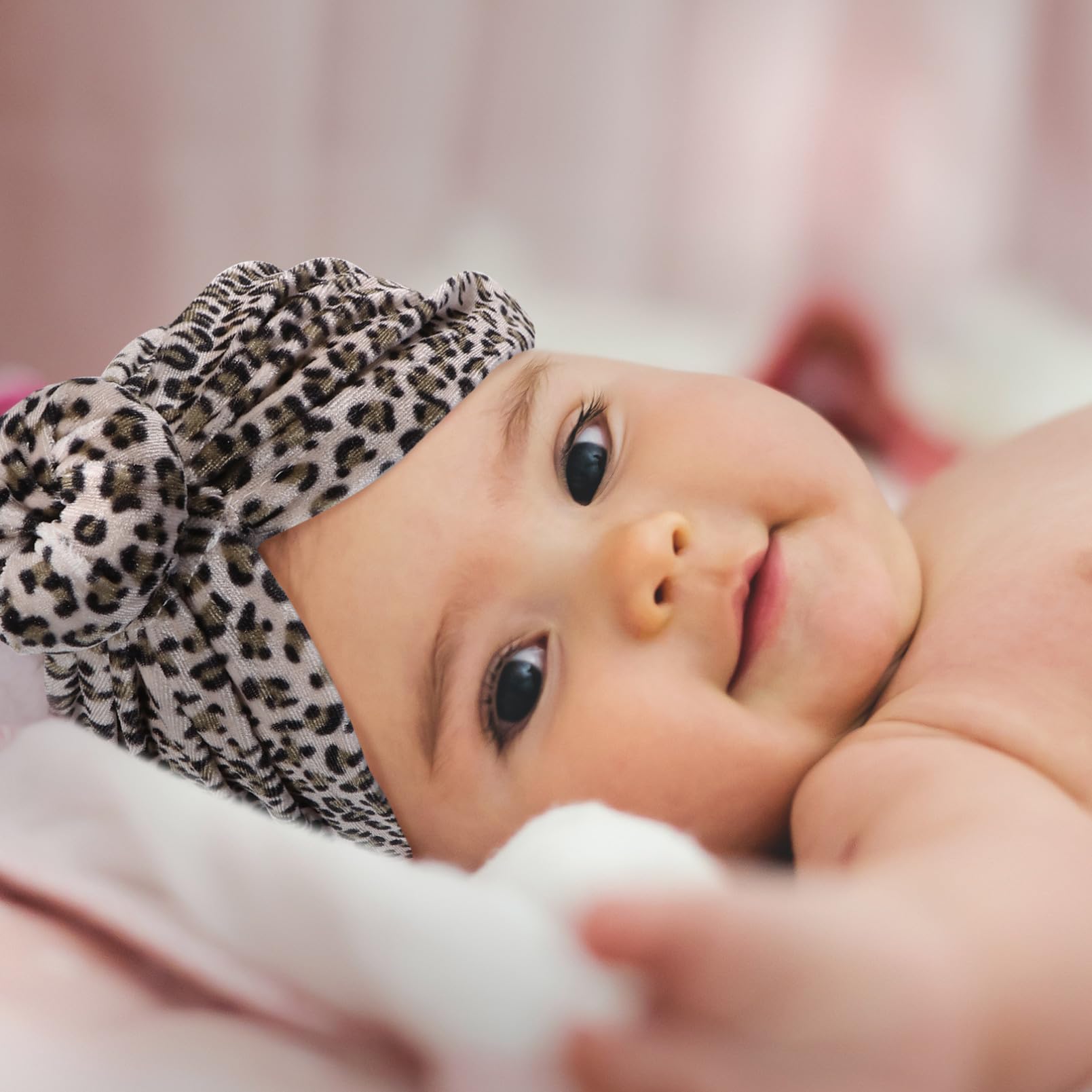 Gorro con Estampado De Leopardo para Niños Gorra Bebé Leopardo Sombrero Turbante Bebé Gorro Bebe Recien Nacido Gorritos Recién Nacido Sombrero De Niño
