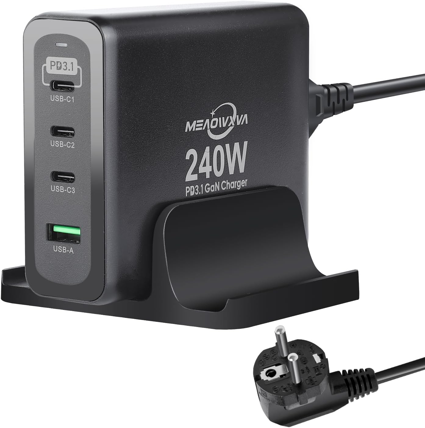 Spigen 65W GaN Ladegerät 4-Port - USB C Ladestation Schnellladung