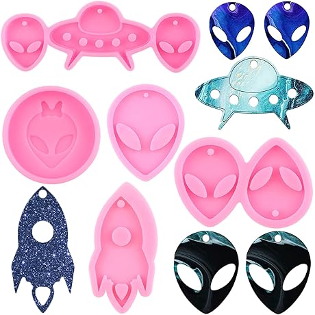Alien Resin Jewelry Silicone Molds