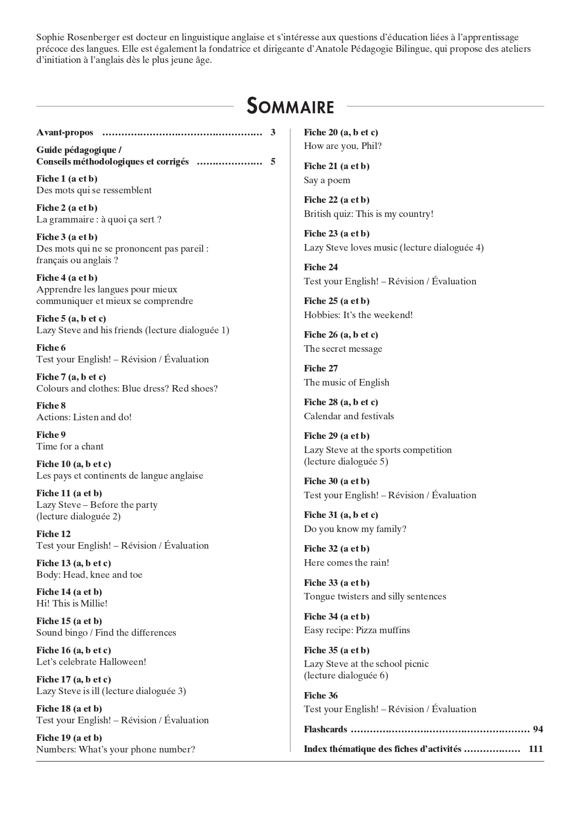 Anglais - Cycle 3 - Niveau 1 (+ ressources numériques)