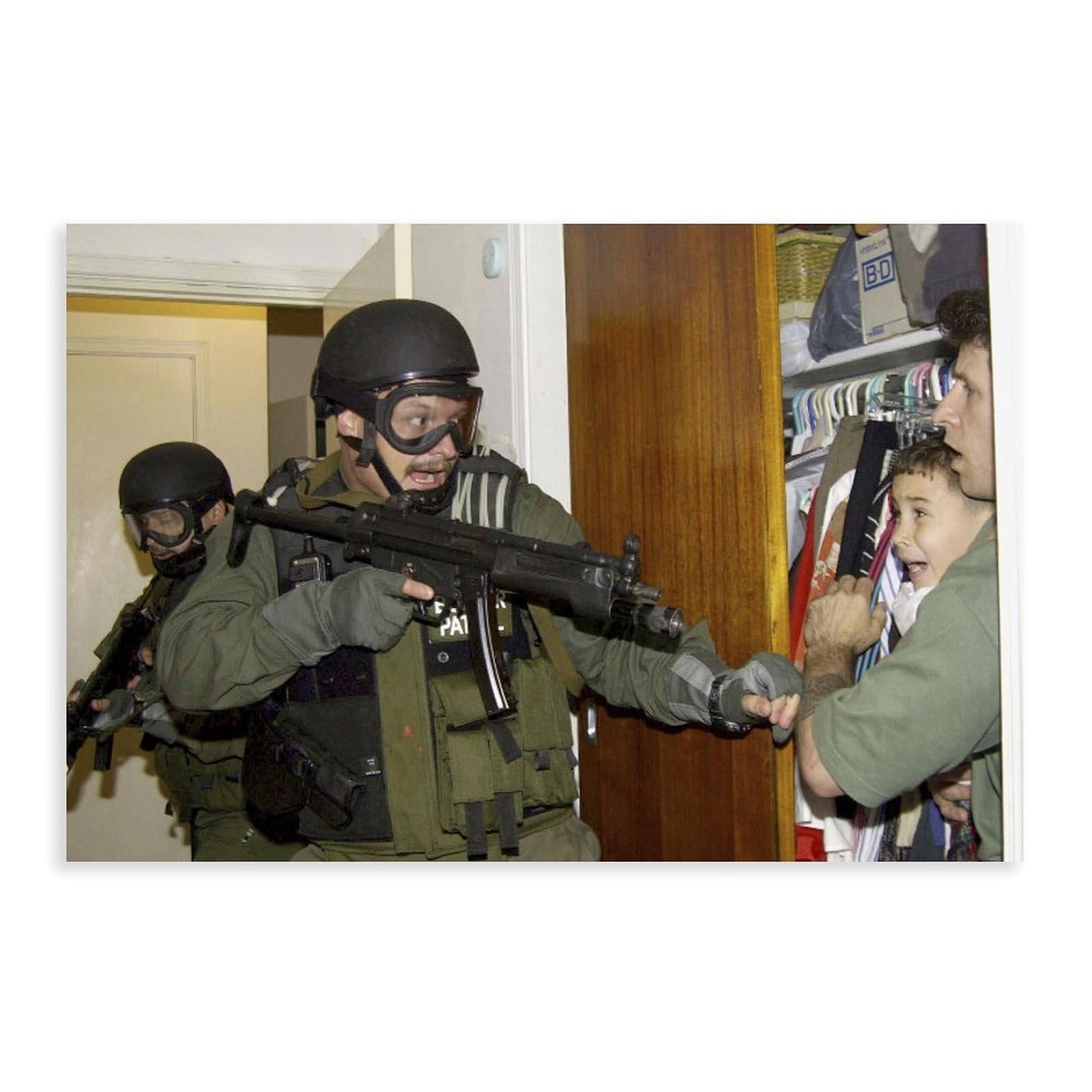 WCYB April 2000 — The Elián González Affair Posters Prints Canvas Deco Paintings Wall Art Unframe 12" L X 18" W