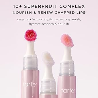 tarte maracuja juicy melt mask Lip Mask, Balm & Lipgloss with Vitamin E & Shea Butter, Hydrating Overnight Treat for Soft, Smooth, Nourished Lips, Vegan & Cruelty Free