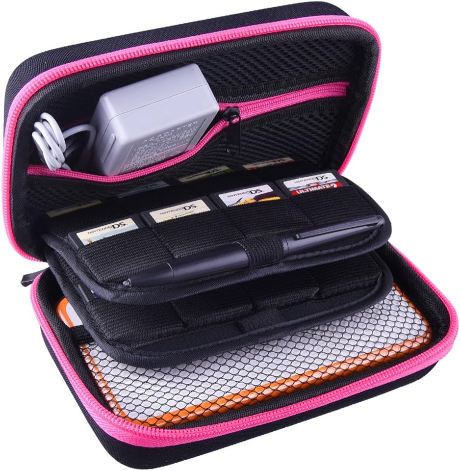 AUSTOR Carrying Case for New Nintendo 2DS XL, Rose