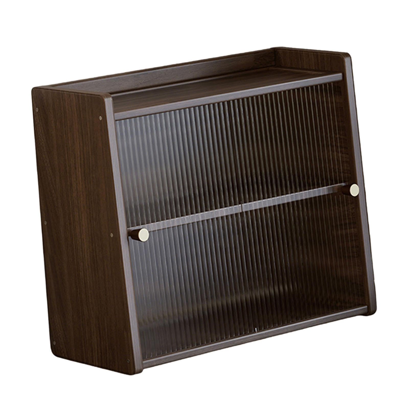 Armoire de rangement bureau et salon en bois de 40cm pour maquillage et bijoux