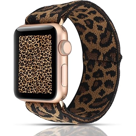 Amazon.com: YOSWAN Scrunchie Elastic Watch Band Compatible with Apple Watch  Band 45mm 44mm 42mm Women Girls Cloth Band Strap Bracelet for iwatch SE  Series SE/7/6 5 4 3 2 1 (Brown MYD