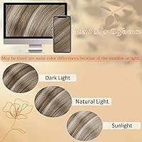Vista 7 de Full Shine Seamlss - Extensiones de cabello humano con cinta adhesiva de 12 pulgadas, extensiones de cabello corto y suave, color marrón oscuro 2