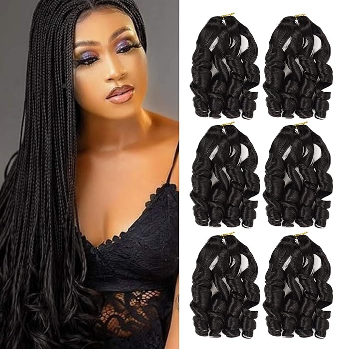 Buy 22inch French Curl Braiding Hair Pre Stretched Loose Wavy Braiding Hair (4packs 150g/pack