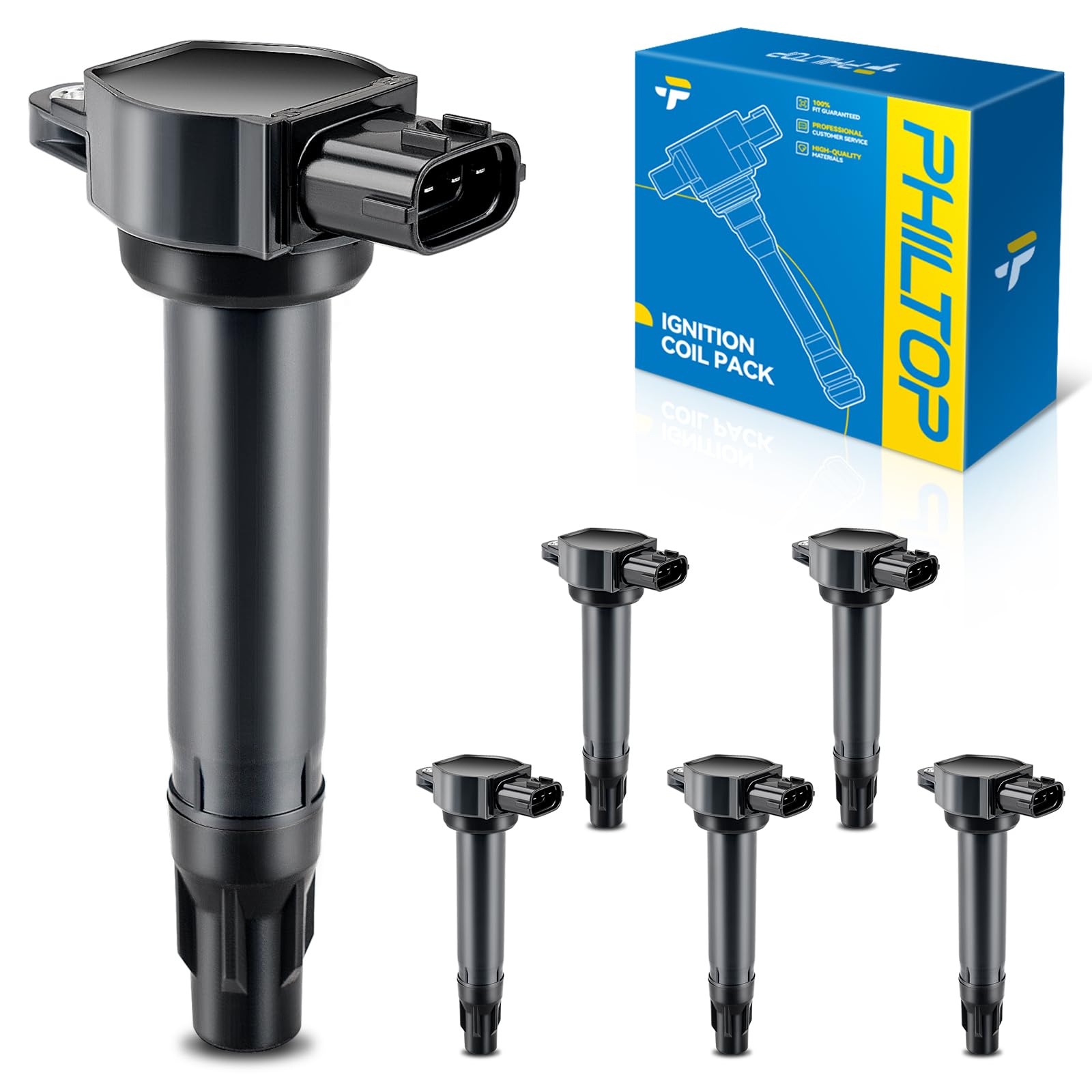 PHILTOP UF589 Ignition Coil Pack Fit for Mitsubishi Outlander Sport