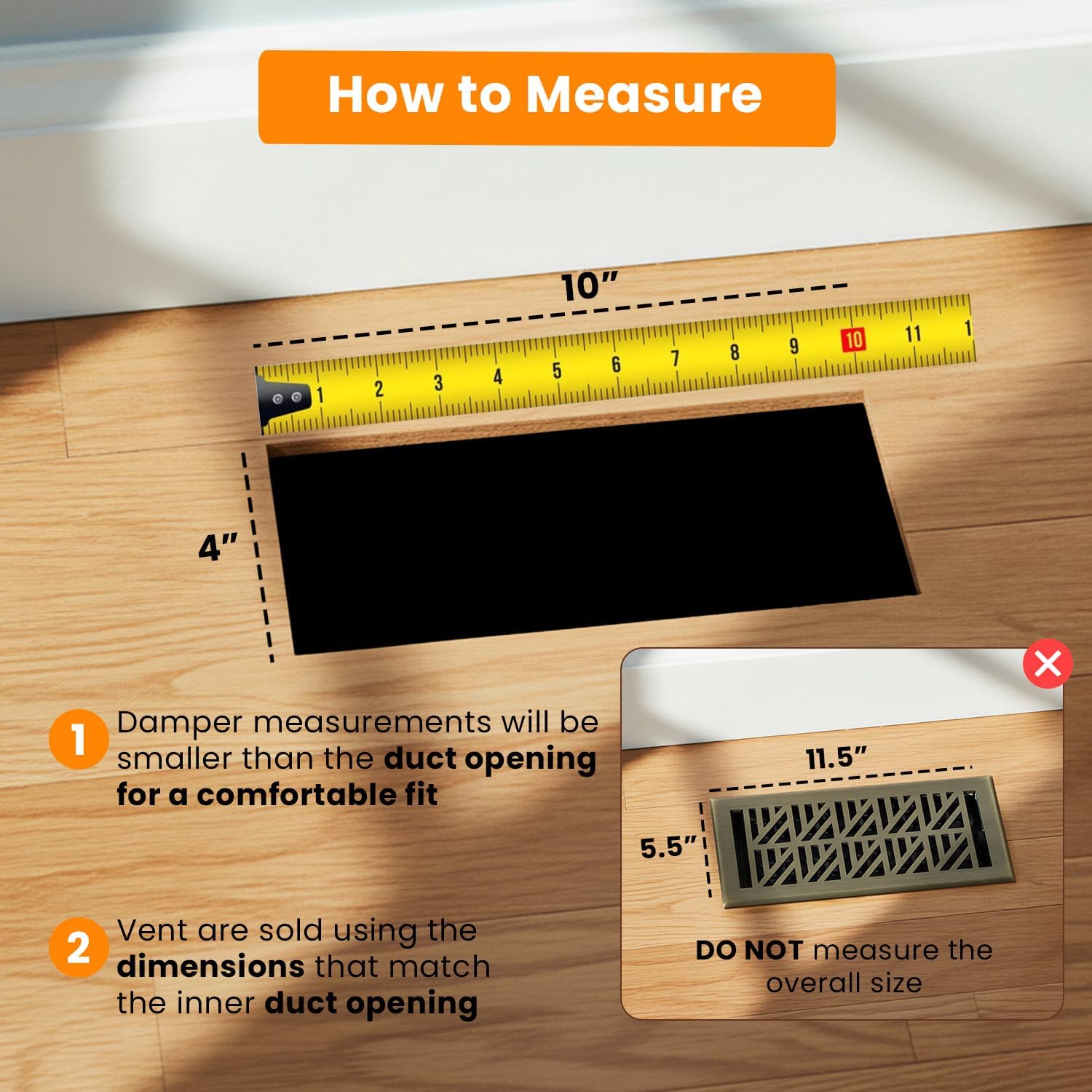 Empire Register Co, Decorative Air Vent Covers - 4x10 inch, Abstract Design, Brushed Nickel Finish, Heavy Duty Walkable Floor Register, Metal Damper Attached