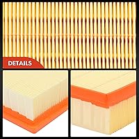Vista 7 de A-Premium Filtro de aire de motor compatible con Dodge & Mercedes-Benz y Freightliner Sprinter 2500,3500, 2007-2022, panel flexible, repuesto #