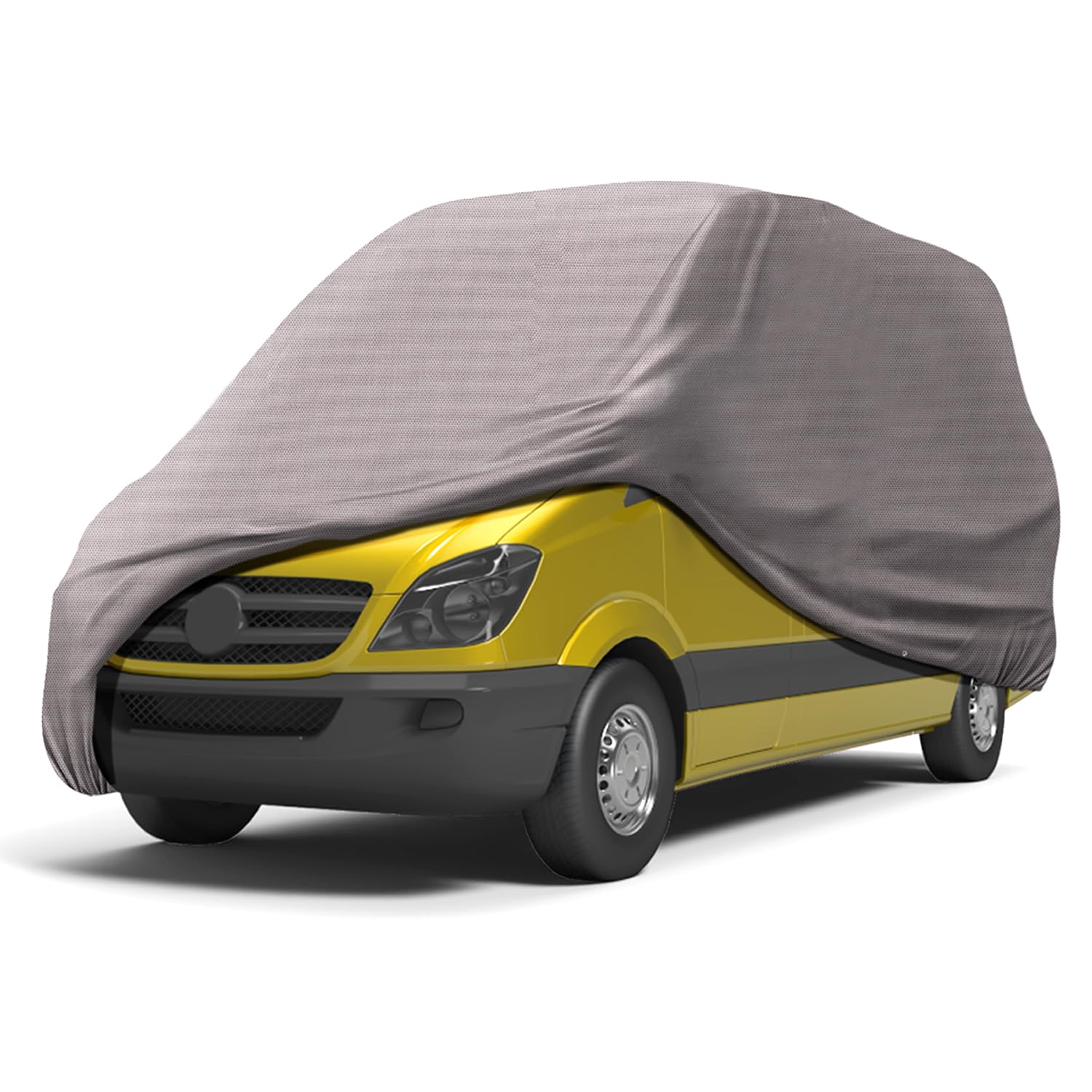 Seal Skin Covers Heavy-Duty Van Cover, Multi-Layer PEVA, Waterproof, UV Resistant, Snowproof, Windproof Fit, Universal Fit (Up to 216