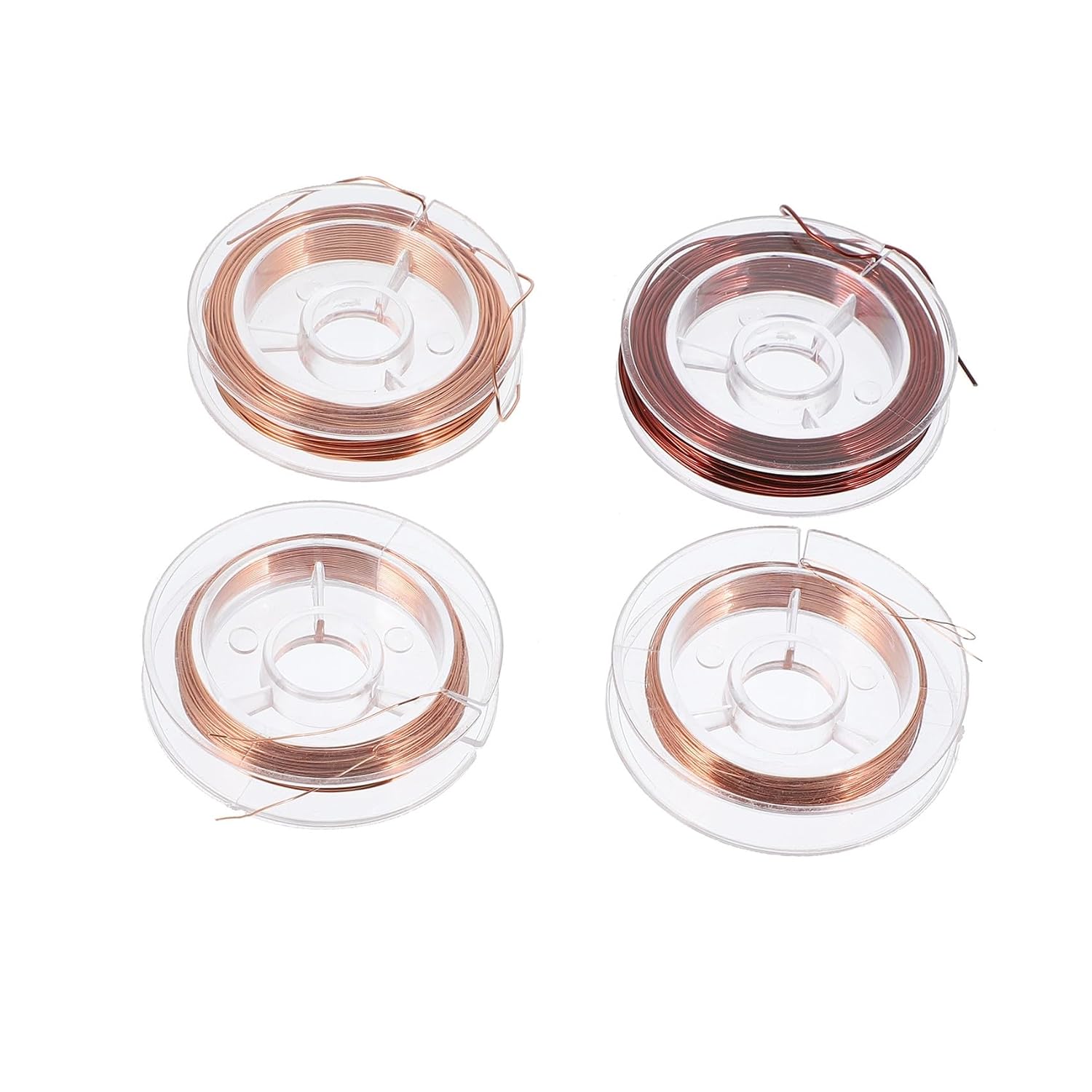 4 Rolls Enameled Copper Magnet Wire 10m for DIY Accessories