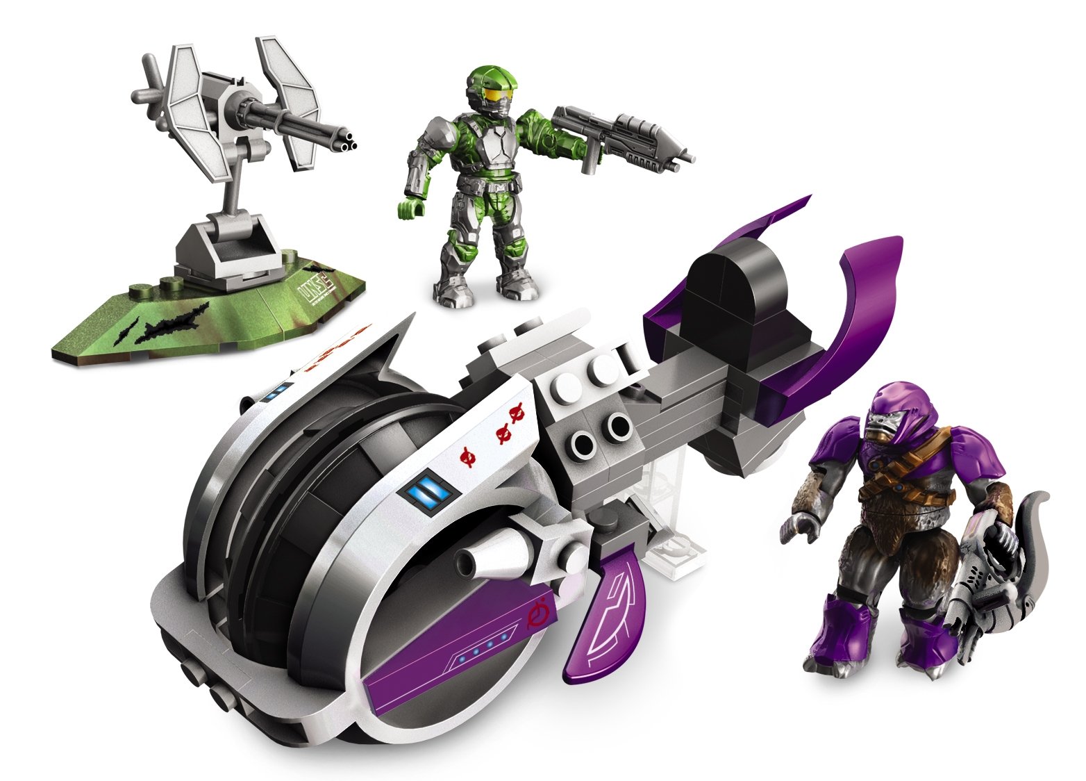 Mega Bloks Halo Wars Covenant Brute Chopper : Amazon.sg: Toys