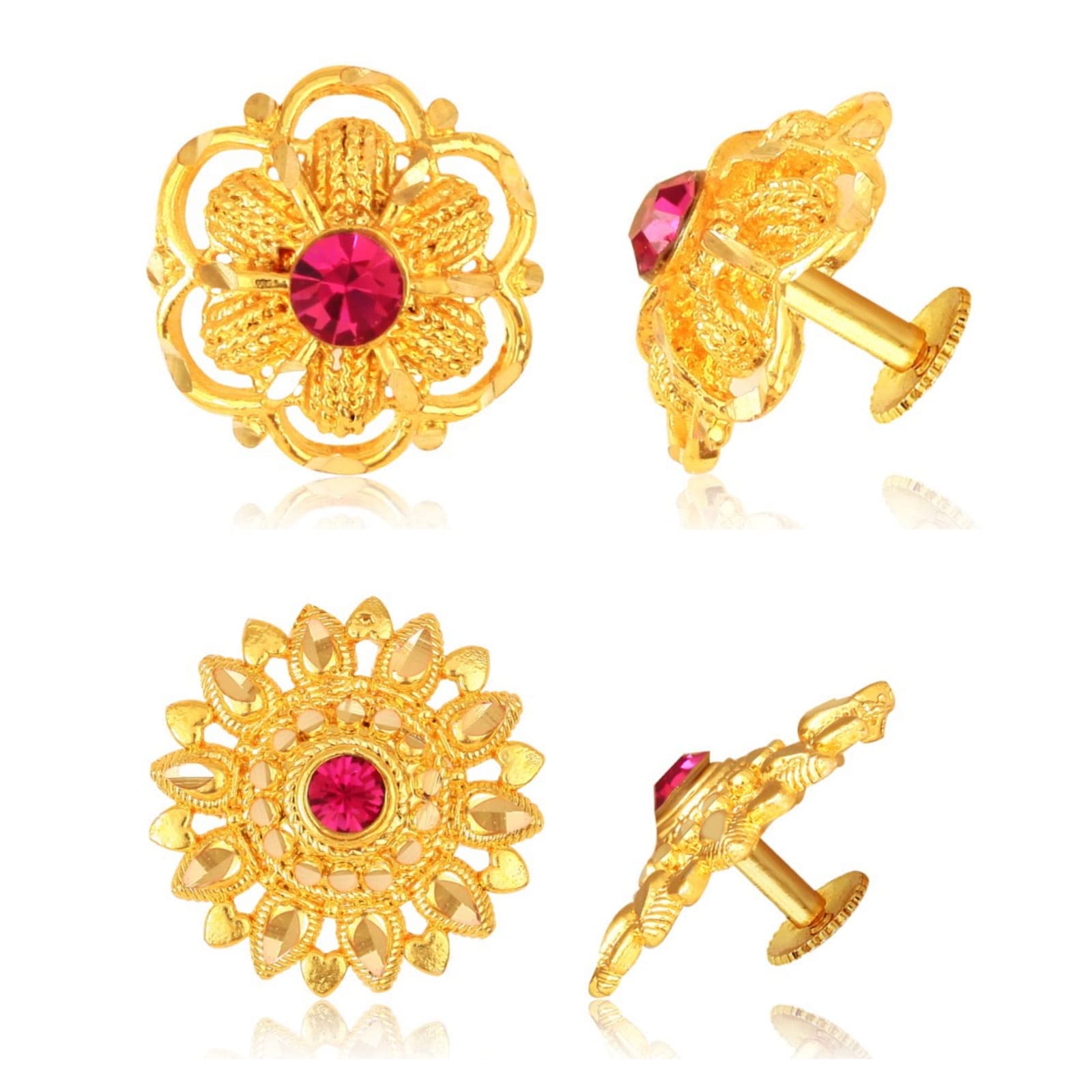 Vighnaharta Alloy Gold Plated Stud Earring Combo set valentine day gift valentineday gift for her gift for him gift for women gift for men love gift gifts ValentinesDay2023 for Women and Girls Pack of- 2 Pair Earrings[VFJ1994-1995ERG] (B0BT1TR4MW) Amazon Price History, Amazon Price Tracker