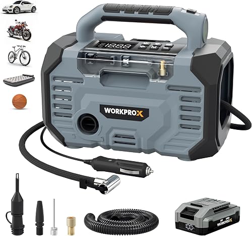WORKPROX 150PSI便携充气泵