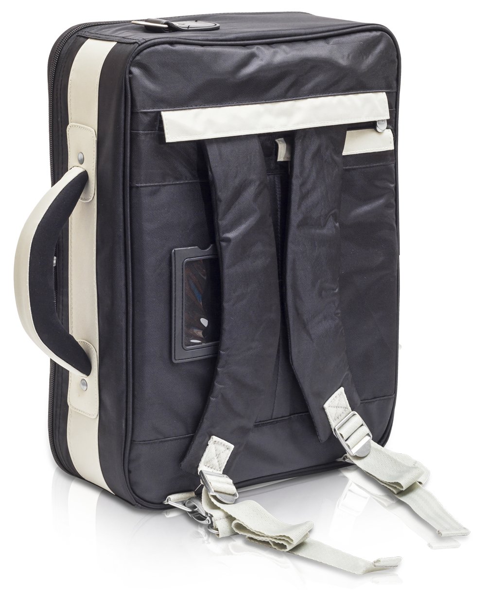 Élite Bags Mod. PRACTI´S | Maletín médico asistencia domiciliaria | Múltiples compartimentos internos | Con separadores y velcro ajustable | Azul o negro | Diseñado en España | TOP VENTAS | MATERIAL MÉDICO NO INCLUÍDO