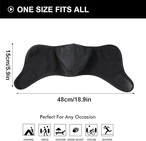 Miniatura 8 de WTACTFUL Balaclava Half Face Mask - Windproof, Breathable & Thermal Protection for Men & Women - for Winter Sports & Outdoors