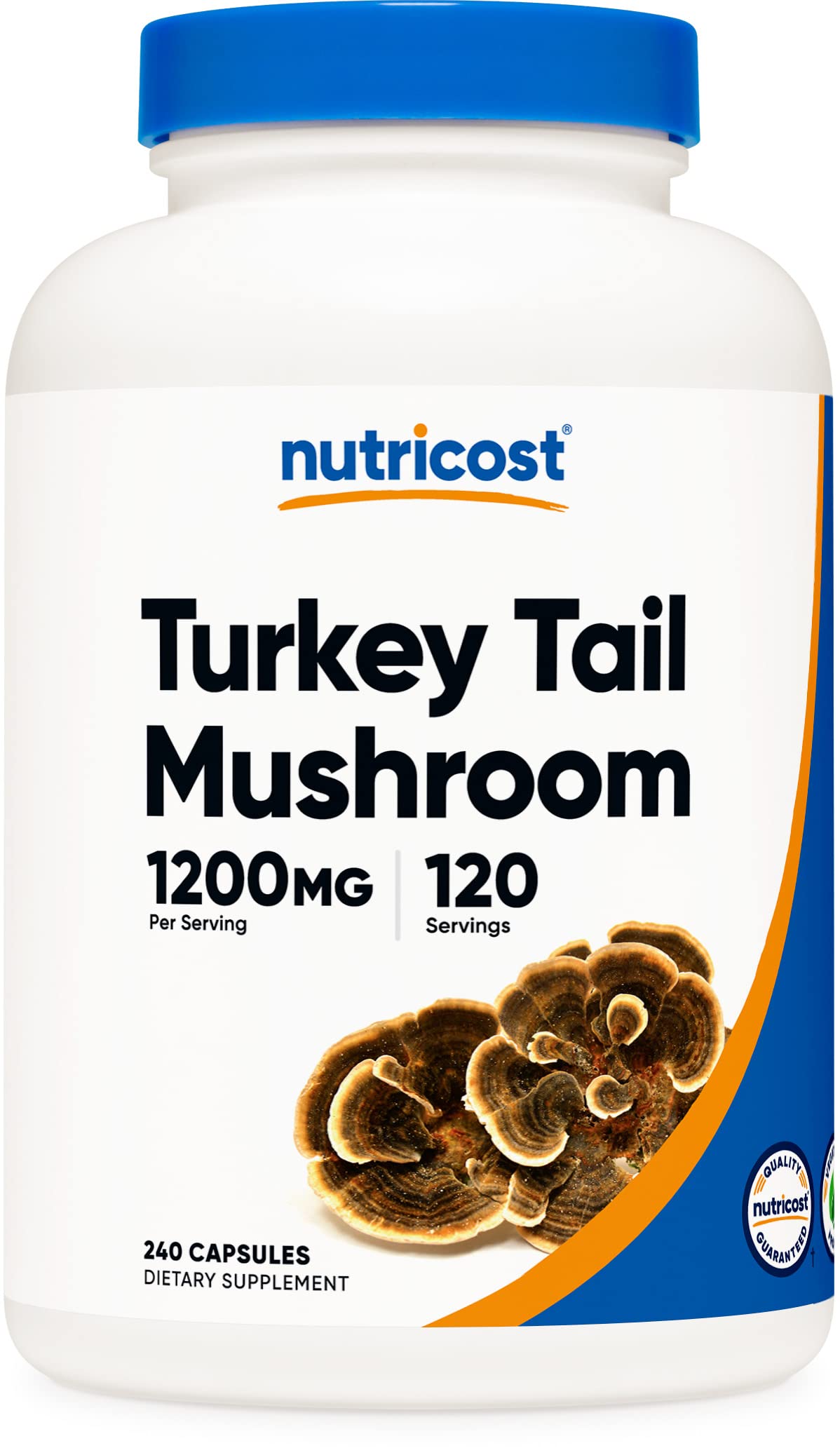 Amazon Com Nutricost Turkey Tail Mushroom Capsules 10mg 1 Servings 240 Capsules Gluten Free Non Gmo And Vegetarian Friendly Health Household