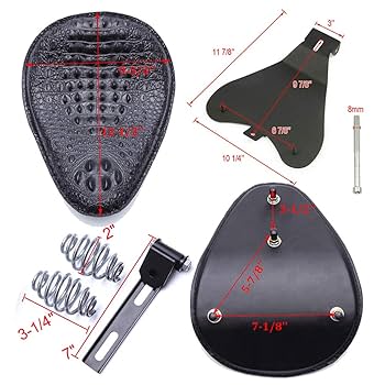 ハーレーソロシート　スプリング付き Amazon | オートバイソロシートスプリング ベース付き ハーレー