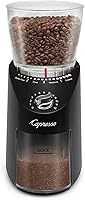 Vista 5 de Capresso Infinity Plus Molinillo de Fresas Cónicas, Negro