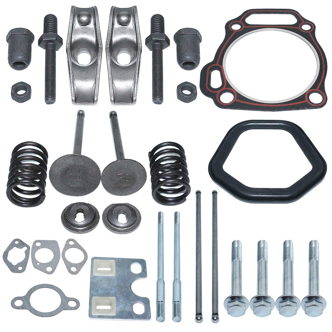 Cylinder Head Kit For Honda GX340 GX390 11HP 13HP Engine - With Rockers & Valves