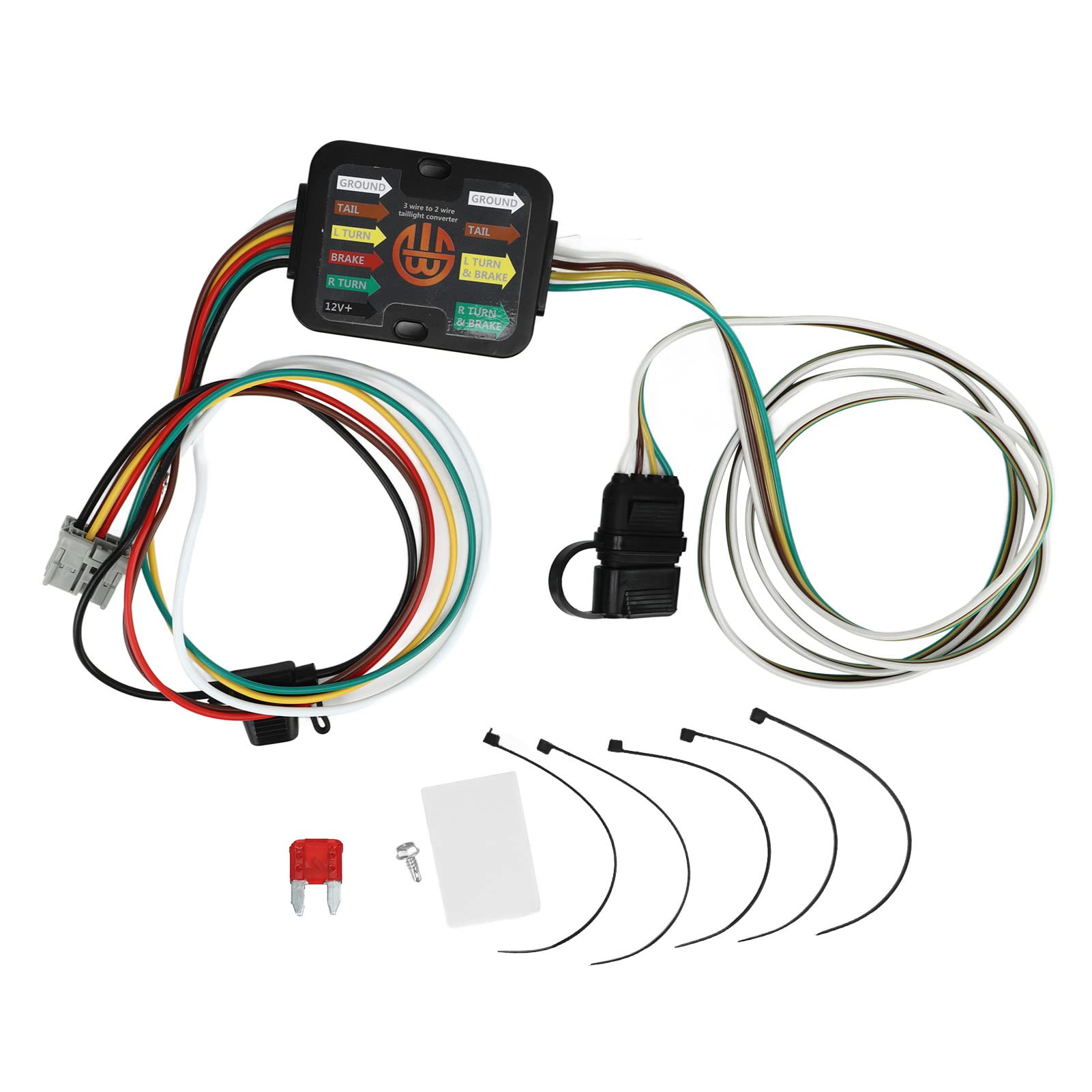 Arnés de Cableado de Remolque de 4 Pines 56161 Kit de Conector Duradero para Luces de Remolque Odyssey 2005-2010 de Fácil Instalación