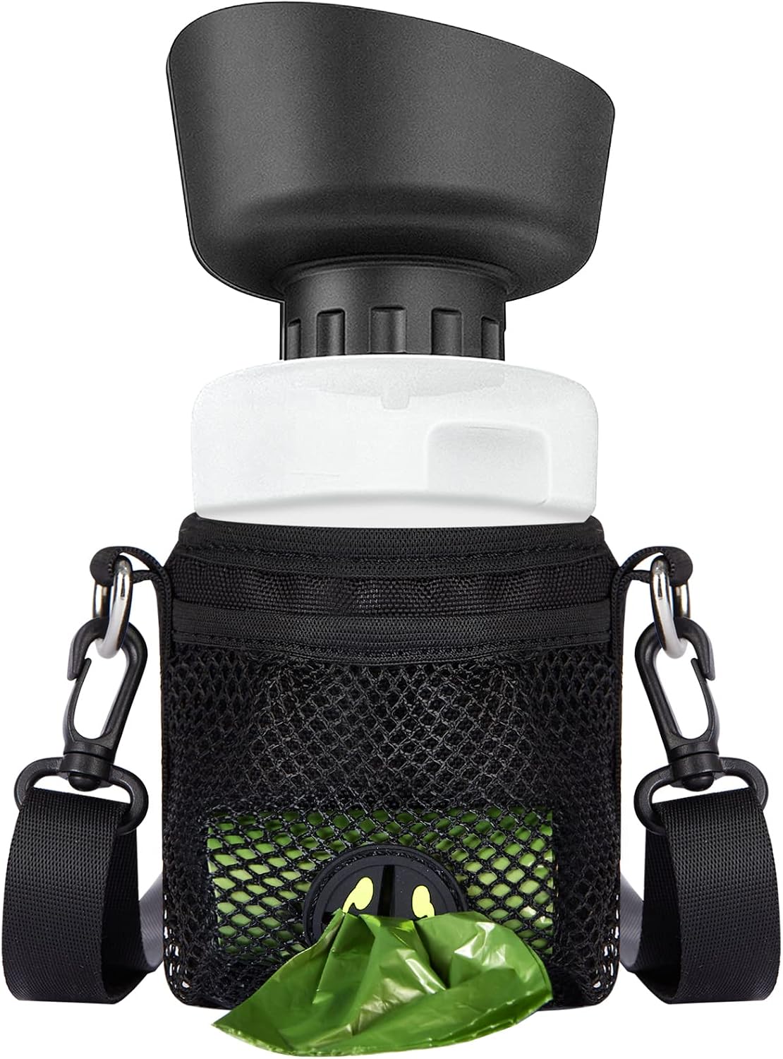 Dog Water Bottle, 18oz Leak Proof Portable Pet Water Bottle, Dog Water Dispenser for Walking Travel Outdoor, Foldable 2-in-1 Design,…