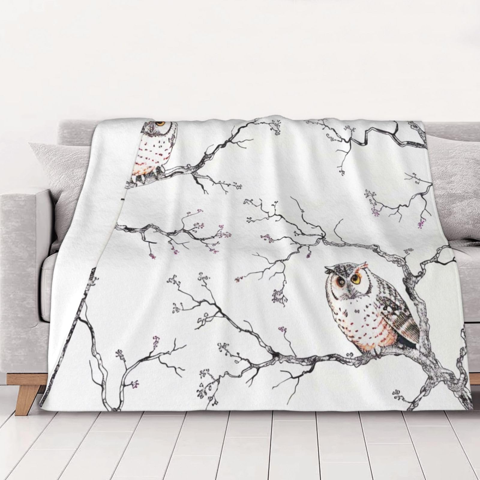 Couverture en flanelle contre le froid plaid doux hiver