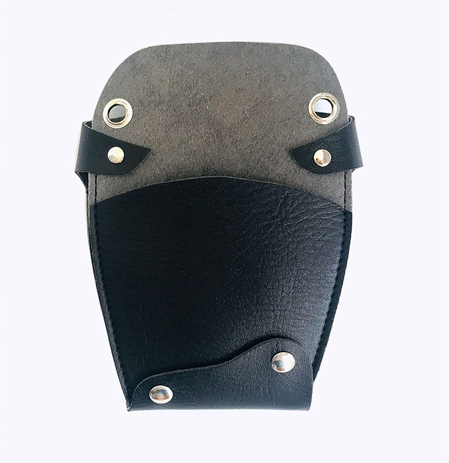Salon Hairdressing Holster Pouch Case,Leather Barber Scissor Bag,Professional Hairdresser Scissors Holder Belt,Black