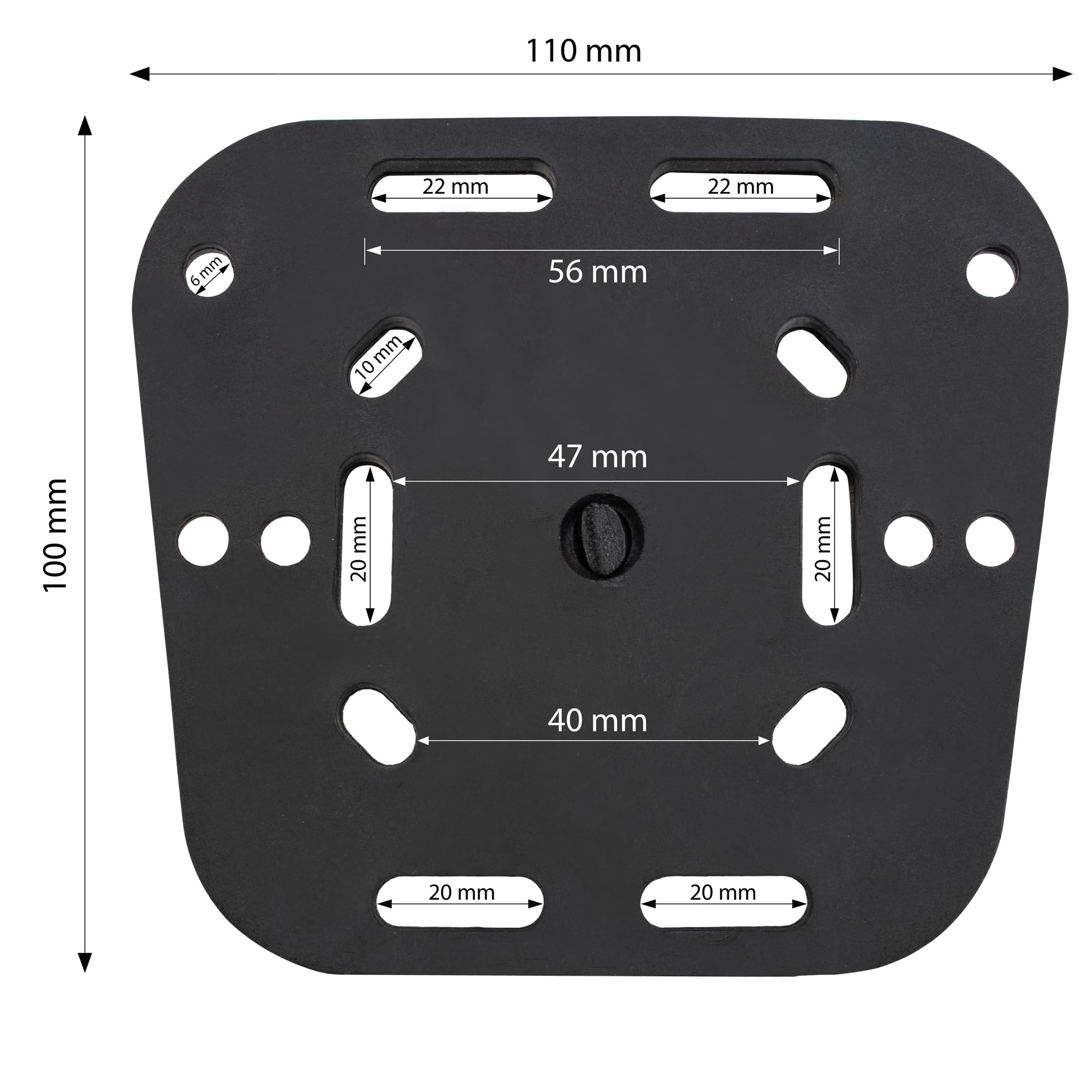 Waterside Echolothalterung für Belly Boot, Schwarz | Verstellbare Geber- & Displayhalterung, Montage ohne Kleben, Inkl. 130cm Gurt & Schnellverschluss, 360° drehbar