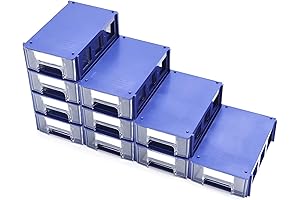 Compact Stackable Hardware Drawer Organizer for Versatile Storage