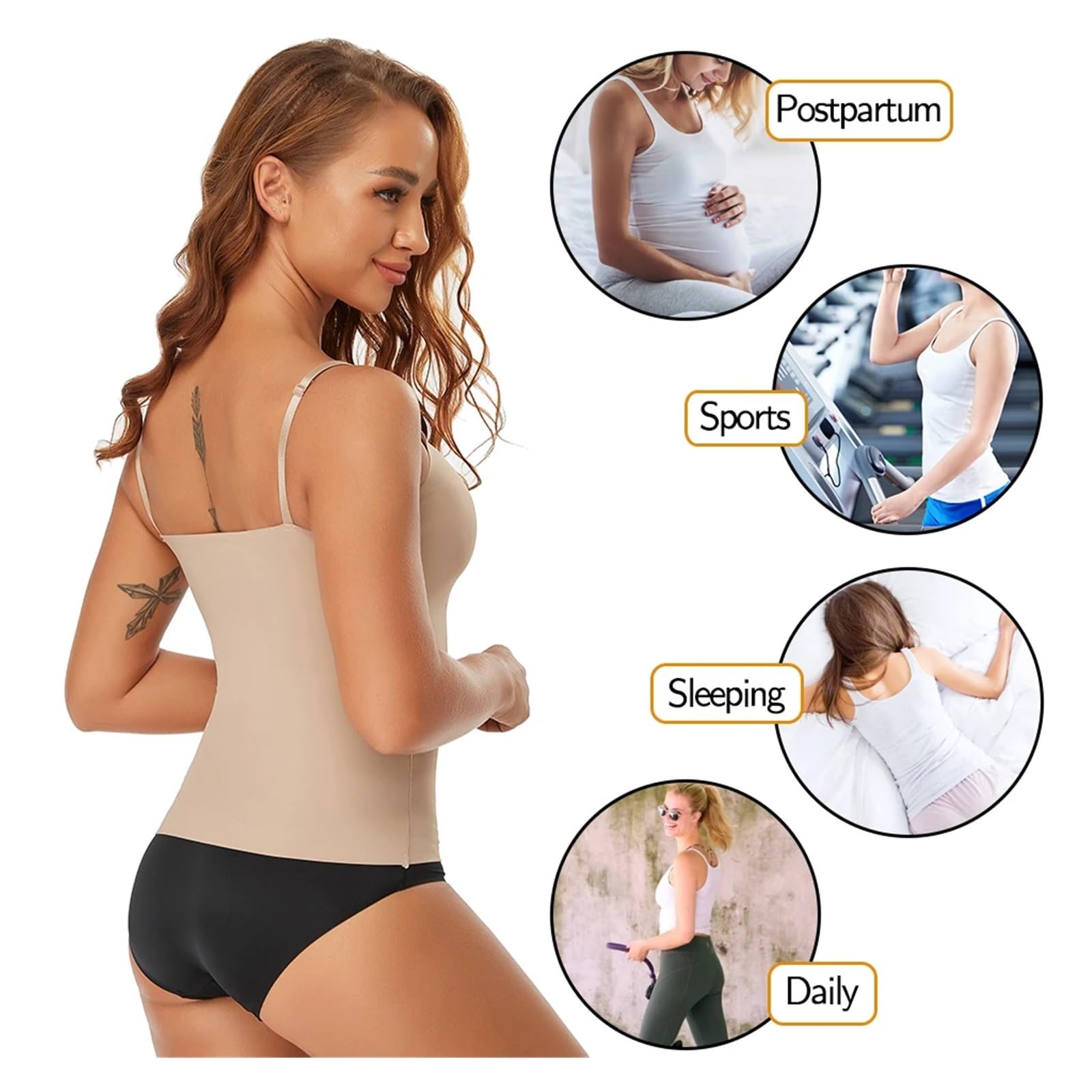 Shapewear Donna Mutandine Shaperin Vita Alta Con Controllo Pancia - Body Shaper Snellente, Senza Cuciture, Taglie S-4XL The Form