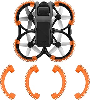 DJI Avata Propeller Guard Bumper: Protective Bumper Ring Anti-Collision Impact Protectors for DJI Avata Accessories Orange