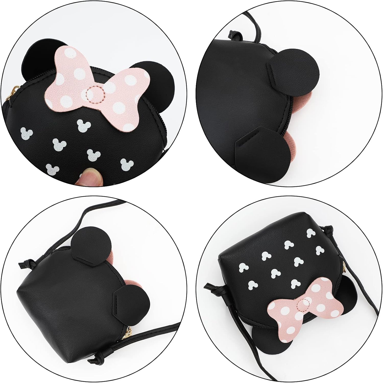 ONEST 2 Pieces Little Girls Crossbody Purses Set Toddler Mini Cute Princess Handbags Girls Sunglasses Girl Fashion Sunglass