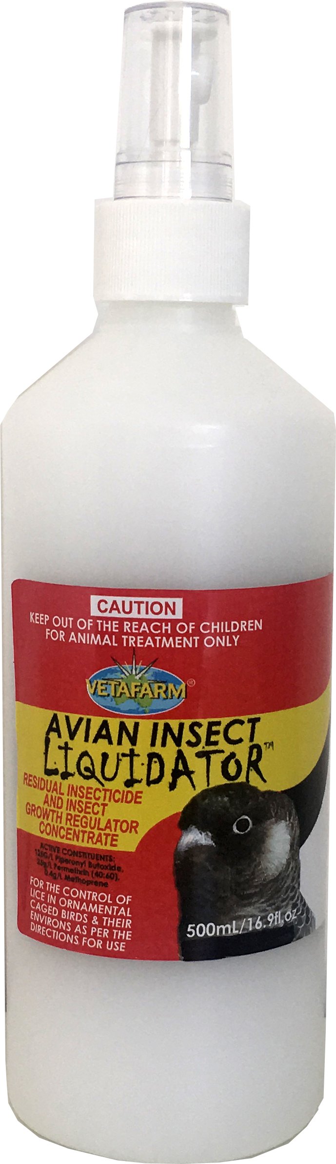 FabFinchesUK Vetafarm Bird Mite Spray 500ml Ready To Use Bird Mite