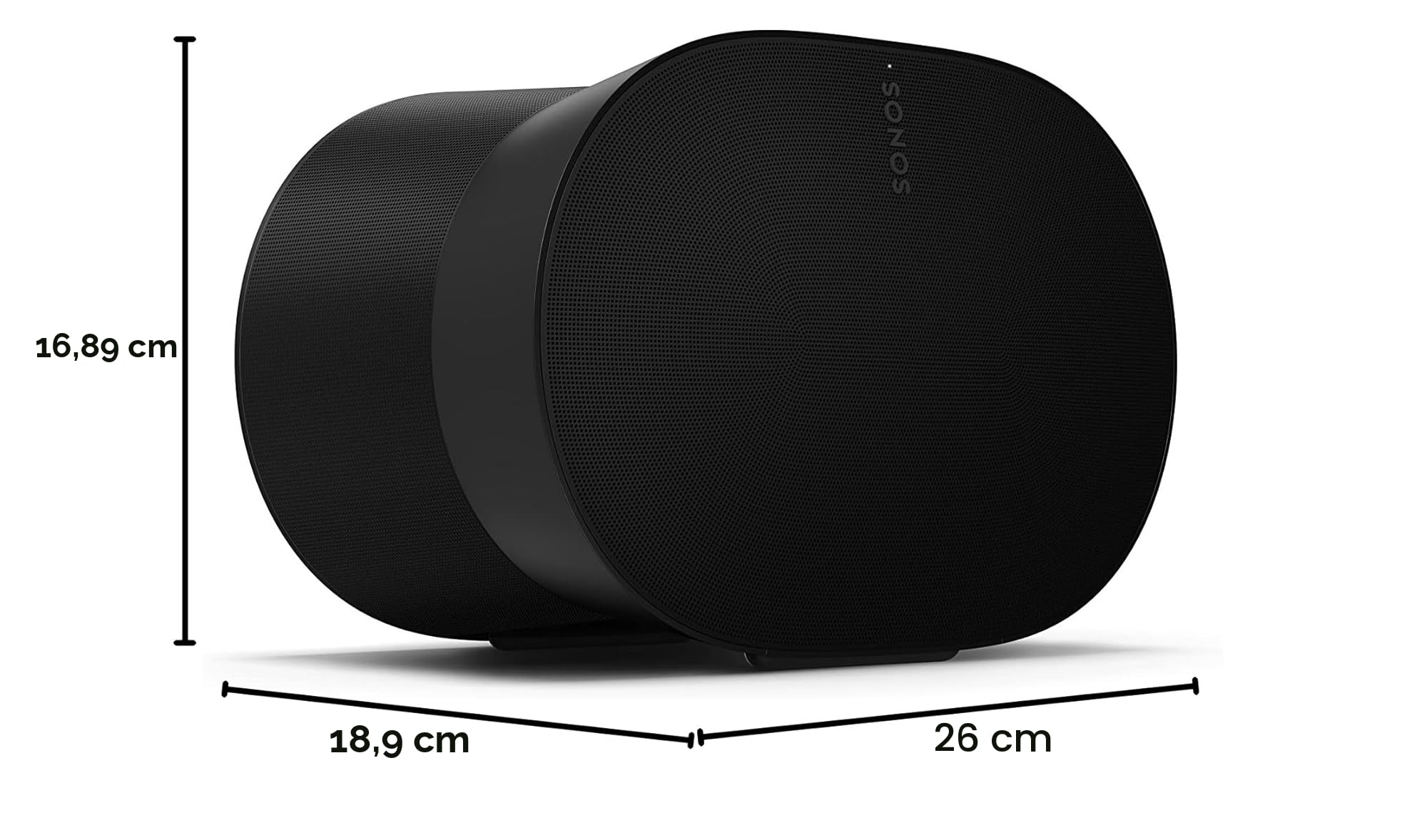 Sonos Era 300 | Smart Speaker mit 3D-Audio, WLAN, Bluetooth, Dolby Atmos, kompatibel mit Amazon Alexa - Schwarz